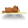 3D Γούρια Jibbitz με αρκουδάκι που κάνει σέρφινγκ 3D Γούρια Jibbitz με αρκουδάκι που κάνει σέρφινγκ