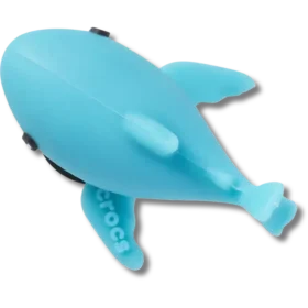 3D Γούρια Jibbitz με μοτίβο καρχαρία που αλλάζει χρώμα με UV