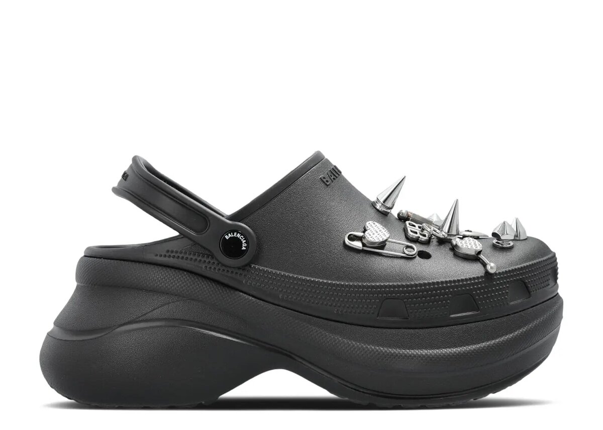 Balenciaga x Wmns Jibbitz Punk Mule «Μαύρο» Balenciaga x Wmns Jibbitz Punk Mule «Μαύρο»