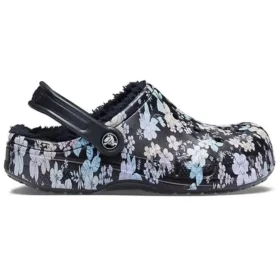 Baya Lined Clog “Black White”