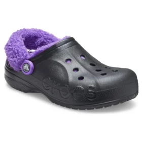 Baya Lined Clog «Μαύρο Μωβ»