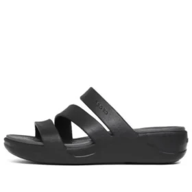 Boca Strappy Wedge Σανδάλια “Black”