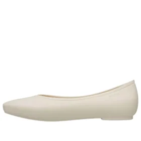 Brooklyn Φλατ παπούτσια με μυτερή μύτη “Cream White”