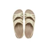 Brooklyn Strappy Low Wedge «Bone»
