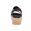 Brooklyn Tort Low Wedge «Μαύρο-Καφέ»
