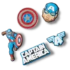 Captain America 5 Pack Γούρια Jibbitz™ Captain America 5 Pack Γούρια Jibbitz™