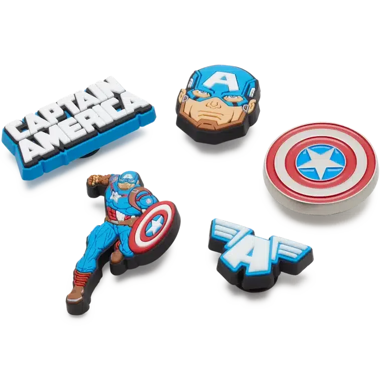 Captain America 5 Pack Γούρια Jibbitz™ Captain America 5 Pack Γούρια Jibbitz™