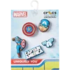 Captain America 5 Pack Γούρια Jibbitz™ Captain America 5 Pack Γούρια Jibbitz™