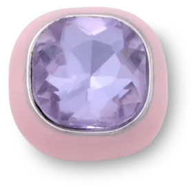 Χαριτωμένα γούρια Jibbitz™ «Square Gem Σανδάλια C»