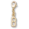 Χρυσό γράμμα «B» Γούρια Jibbitz™
