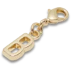 Χρυσό γράμμα «B» Γούρια Jibbitz™