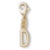 Χρυσό γράμμα D Γούρια Jibbitz™
