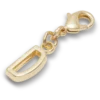 Χρυσό γράμμα D Γούρια Jibbitz™