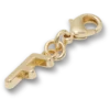 Χρυσό γράμμα F Γούρια Jibbitz™