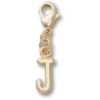 Χρυσό γράμμα «J» Γούρια Jibbitz™