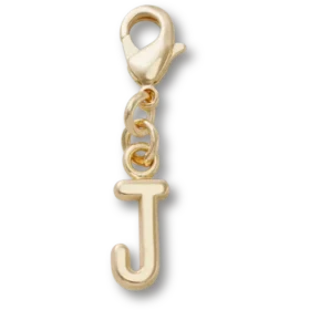 Χρυσό γράμμα «J» Γούρια Jibbitz™