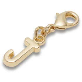 Χρυσό γράμμα «J» Γούρια Jibbitz™