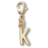 Χρυσό γράμμα K Γούρια Jibbitz™