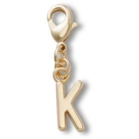 Χρυσό γράμμα K Γούρια Jibbitz™