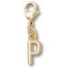 Χρυσό γράμμα «P» Γούρια Jibbitz™