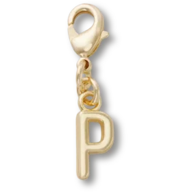 Χρυσό γράμμα «P» Γούρια Jibbitz™