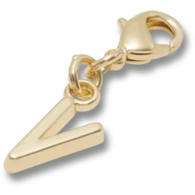 Χρυσό γράμμα V Γούρια Jibbitz™