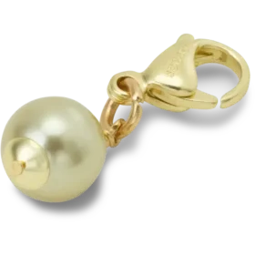Χρυσό και πράσινο Smt Pearl Γούρι Jibbitz