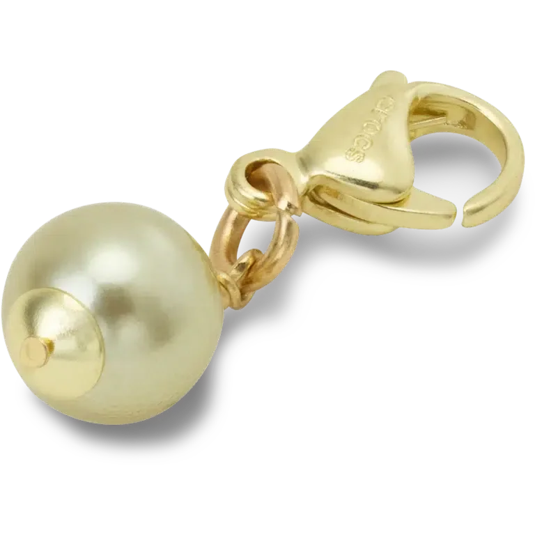 Χρυσό και πράσινο Smt Pearl Γούρι Jibbitz Χρυσό και πράσινο Smt Pearl Γούρι Jibbitz