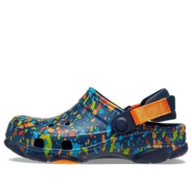 Classic All-Terrain Terrazzo Clogs “Blue Orange Multi”