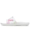 Classic Bleach Dye Slides «White Pink»