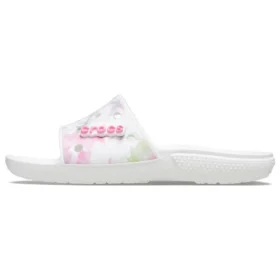 Classic Bleach Dye Slides «White Pink»