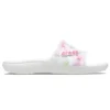Classic Bleach Dye Slides «White Pink»