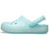 Classic Clog διαφανή σανδάλια παραλίας «Ice Blue»