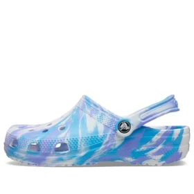 Classic Clog Marble Beach Sports «White Blue»