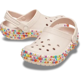 Classic Clog με κορδέλα με χάντρες K