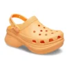 Classic Clog Retro Crocs με παχιά σόλα, πορτοκαλί, Σανδάλια με μικρή φάλαινα