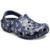 Classic Clog σανδάλια με τύπωμα Deep Blue