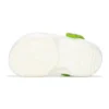 Classic Glow Alien Clog “White Green”