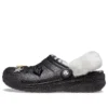 Classic Lined Clog Disco με Glitter «Μαύρο Λευκό»