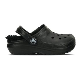 Classic Lined Clog Kids «Μαύρο»
