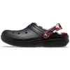 Classic Lined Clog “Μαύρο & Κόκκινο”