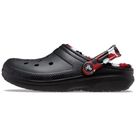Classic Lined Clog “Μαύρο & Κόκκινο”