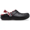 Classic Lined Clog “Μαύρο & Κόκκινο”
