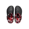 Classic Lined Clog “Μαύρο & Κόκκινο”