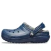 Classic Lined Clog με επένδυση και γκλίτερ “Blue”