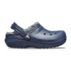 Classic Lined Clog με επένδυση και γκλίτερ “Blue”