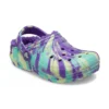 Classic Lined Clog με επένδυση και Marbled σχέδιο “Neon Purple Multi”