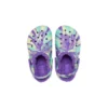 Classic Lined Clog με επένδυση και Marbled σχέδιο “Neon Purple Multi”