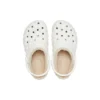 Classic Lined Clog με γεωμετρικό σχέδιο και φόδρα “White”