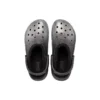 Classic Lined Clog με Glitter “Black Silver”